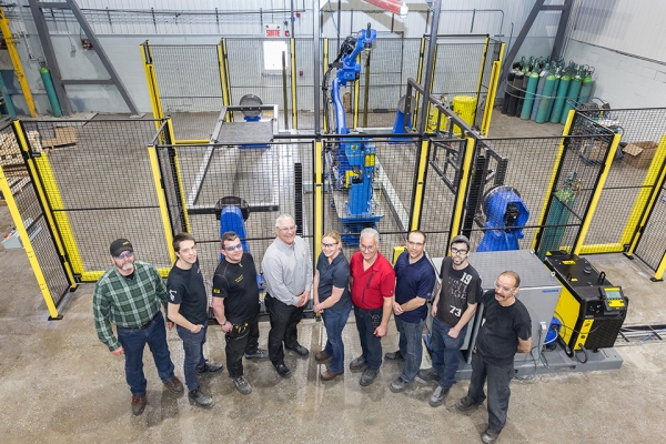 The Canimex Group acquires a welding robot using a technology unique in North America